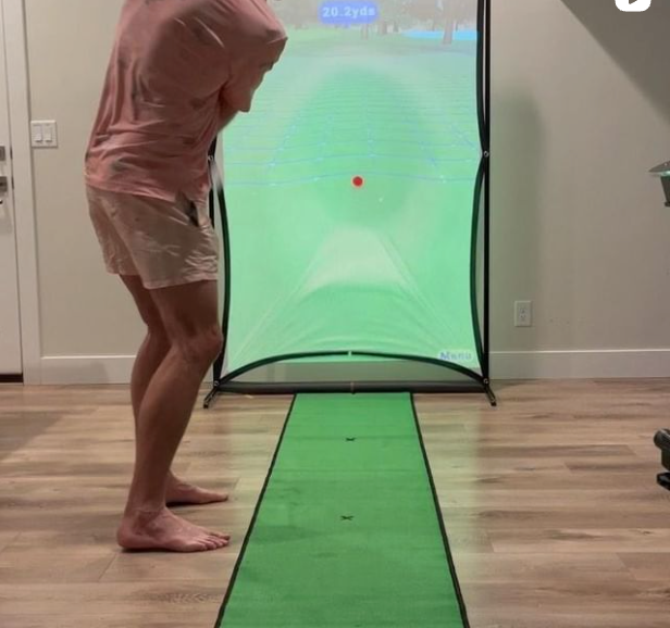 Guy Playing Chip Caddie